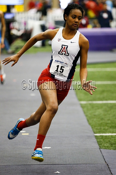 2015MPSFsat-004.JPG - Feb 27-28, 2015 Mountain Pacific Sports Federation Indoor Track and Field Championships, Dempsey Indoor, Seattle, WA.